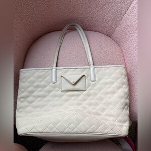 Marc Jacobs Cream Quilted Tote